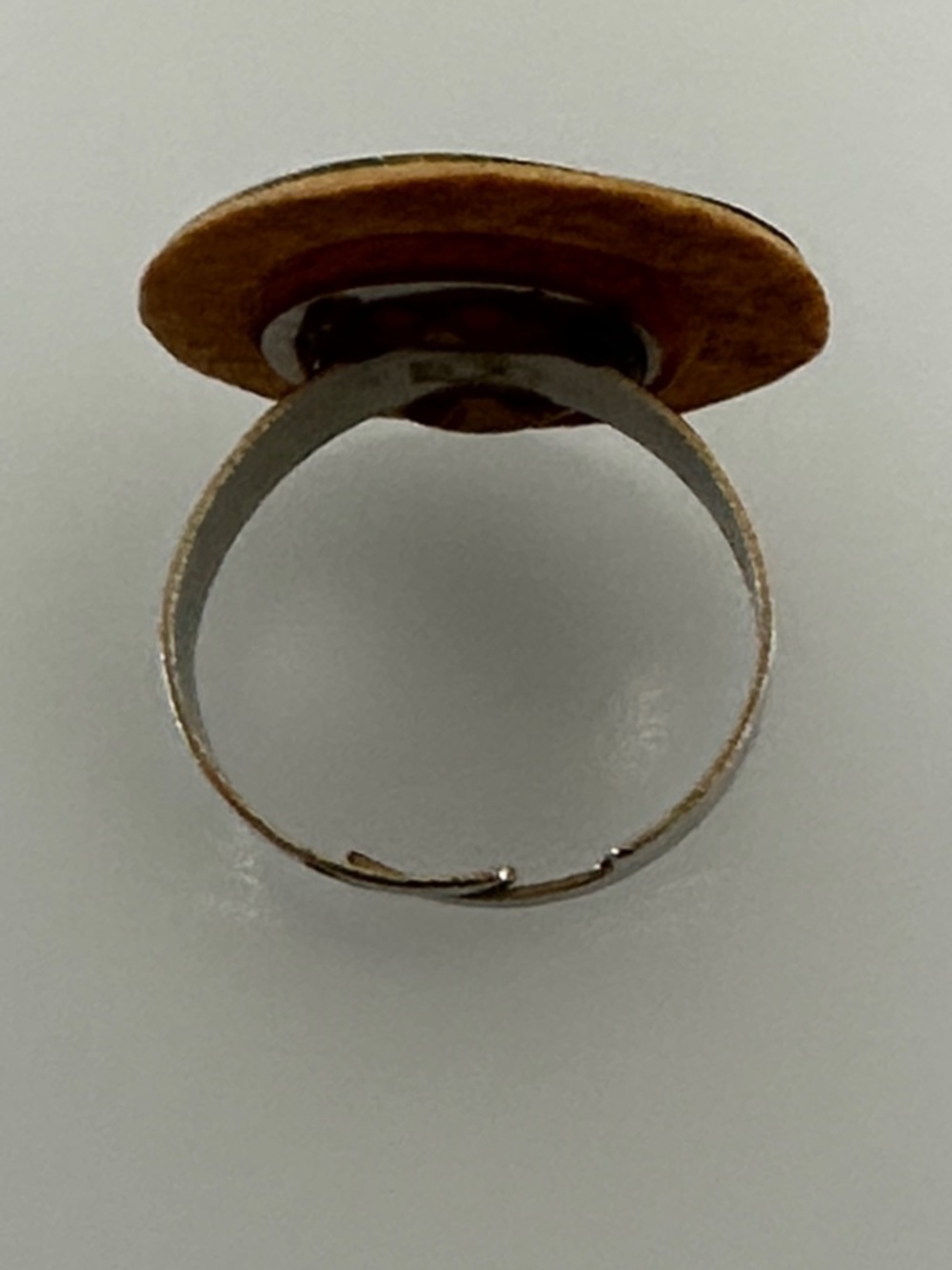 artesian Ring with Abstract Stripe Design - Picture 4 of 5